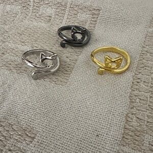 Cat rings . Brand new